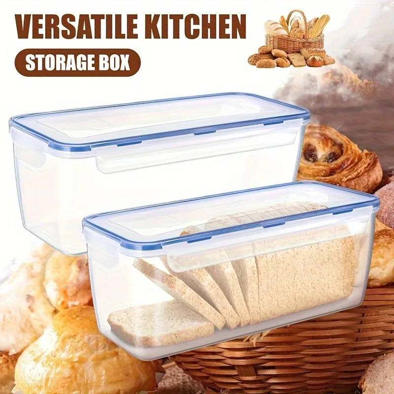 صندوق تخزين الخبز البلاستيكي،  - مراجعة Food Storage With Dividers وسعره