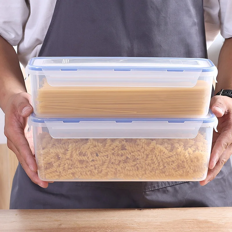 صندوق تخزين الخبز البلاستيكي،  - مراجعة Food Storage With Dividers وسعره